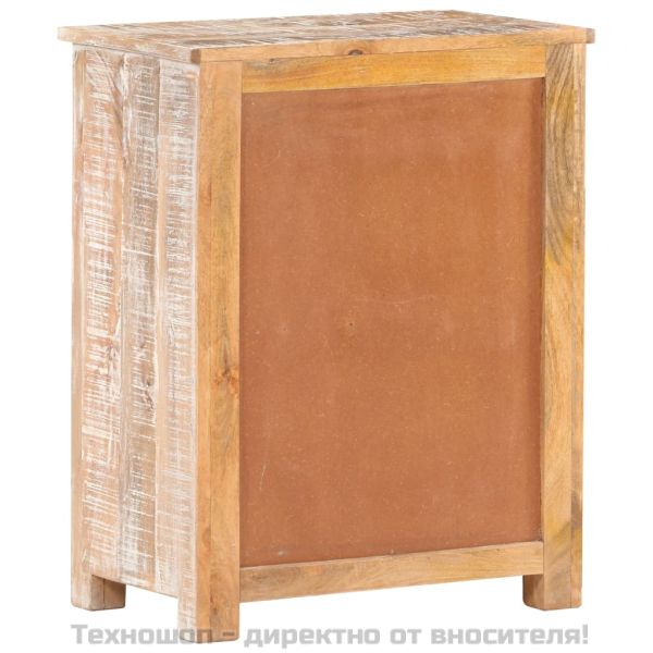 Сайдборд, 61x35x76 см, грубо акациево дърво