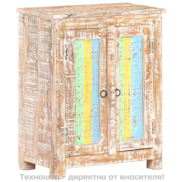 Сайдборд, 61x35x76 см, грубо акациево дърво