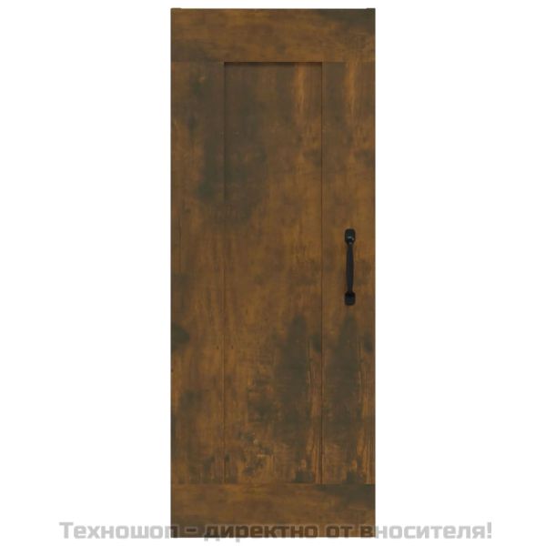 Окачен шкаф, опушен дъб, 35x34x90 см, инженерно дърво