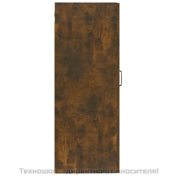 Окачен шкаф, опушен дъб, 35x34x90 см, инженерно дърво