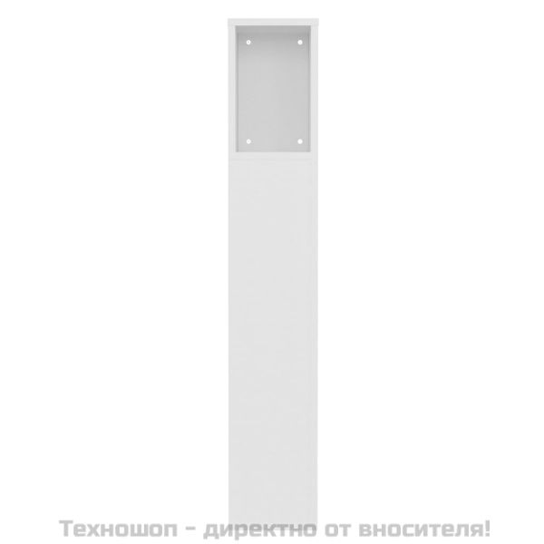 Шкаф за табла, бял, 100x18,5x102,5 см