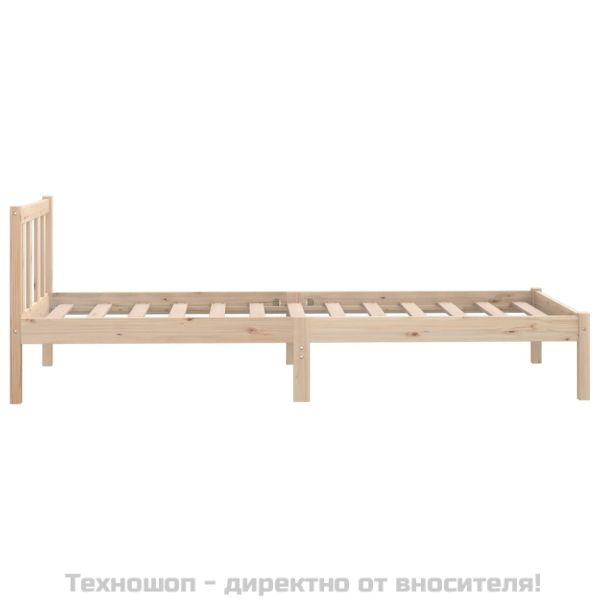 Рамка за легло, бор масив, 90х200 см
