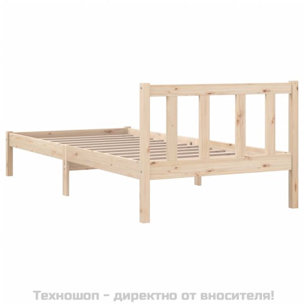 Рамка за легло, бор масив, 90х200 см