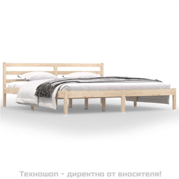 Рамка за легло, бор масив, 180x200cм, Super King Size