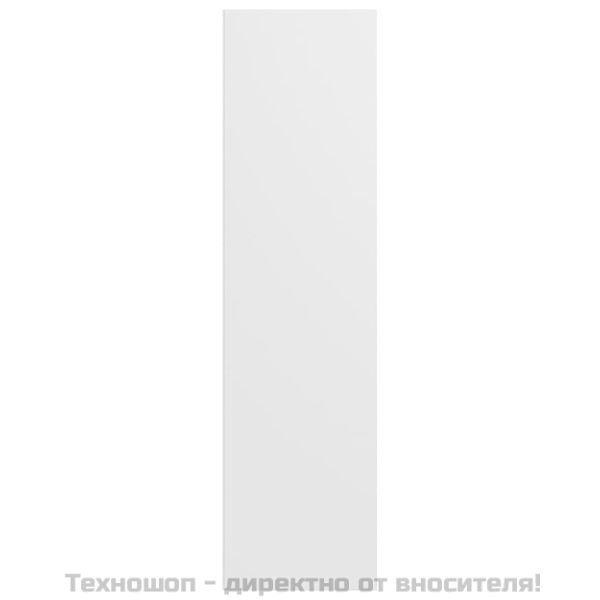Библиотека/ТВ шкаф, бяла, 36x30x143 см, инженерно дърво