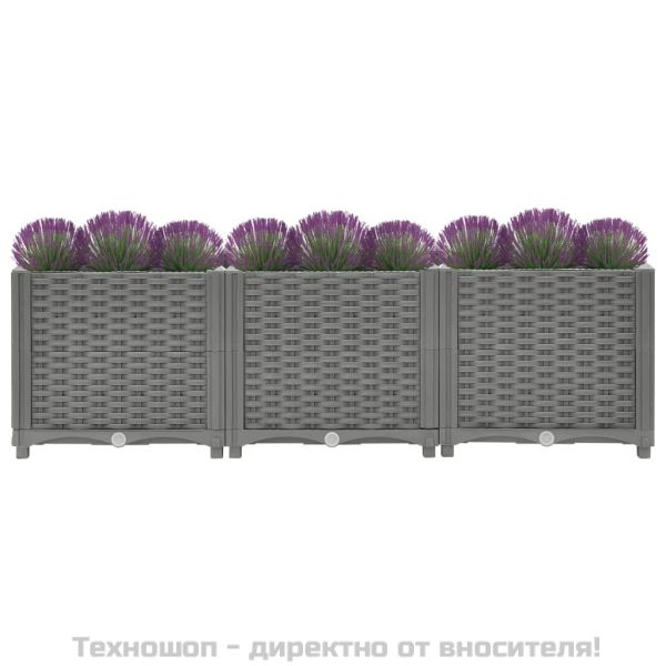 Повдигната леха, 120x40x38 см, полипропилен