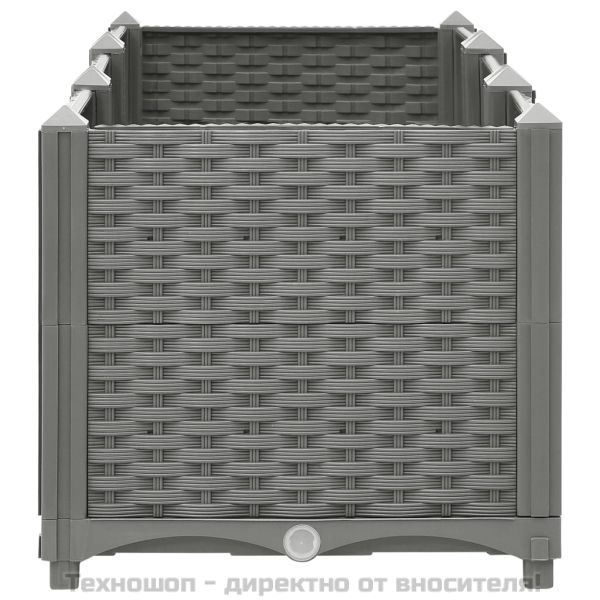 Повдигната леха, 120x40x38 см, полипропилен