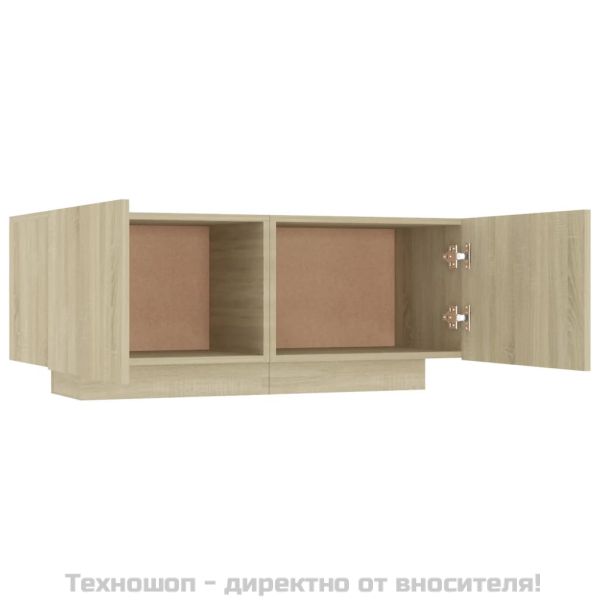 ТB шкаф, дъб сонома, 100x35x40 см, инженерно дърво