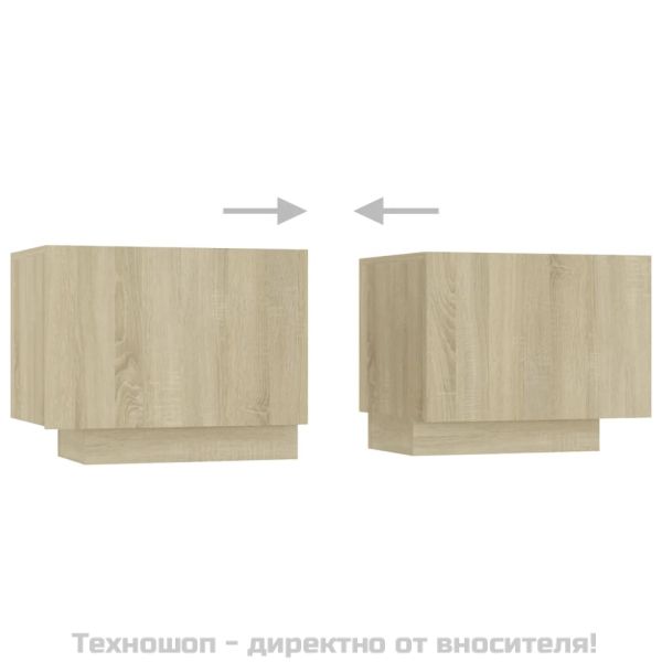 ТB шкаф, дъб сонома, 100x35x40 см, инженерно дърво