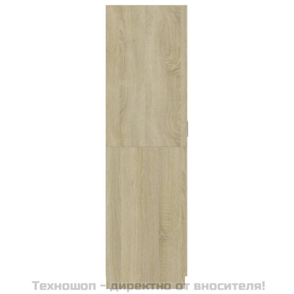 Гардероб, дъб сонома, 80x52x180 см, инженерно дърво