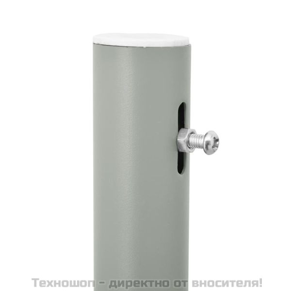 Прибираща се странична тента, 100x500 см, кафява