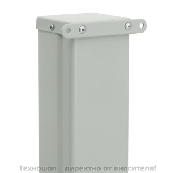 Прибираща се странична тента, 100x500 см, кафява