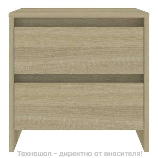 Нощно шкафче, сонома дъб, 45x34,5x44,5 см, инженерно дърво