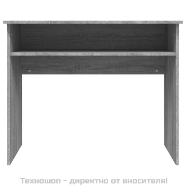 Бюро, сив сонома, 90x50x74 см, инженерно дърво