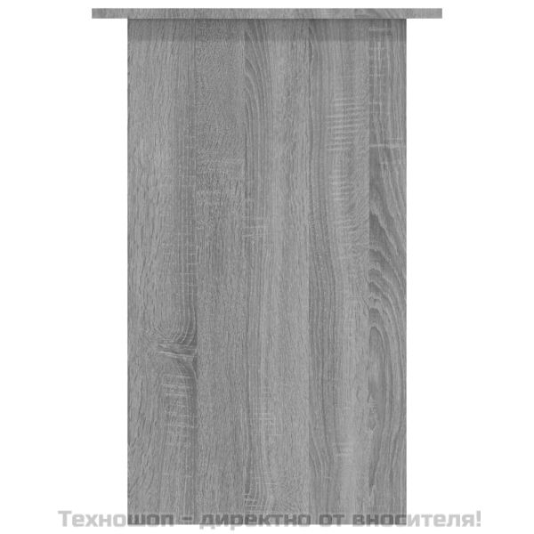 Бюро, сив сонома, 90x50x74 см, инженерно дърво