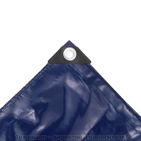 Брезентово платнище, 650 гр/м², 4x7 м, цвят син