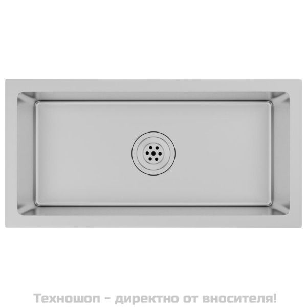 Ръчно изработена кухненска мивка, неръждаема стомана