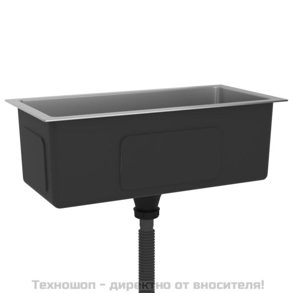 Ръчно изработена кухненска мивка, неръждаема стомана