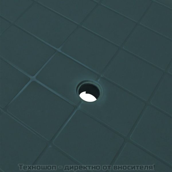 Градинска маса, зелена, 101x68x72 см, пластмаса