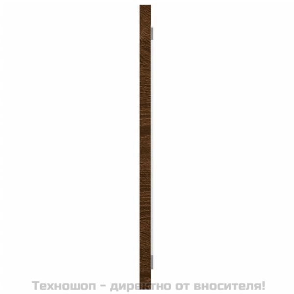 Комплект мебели за баня от 2 части, кафяв дъб, инженерно дърво