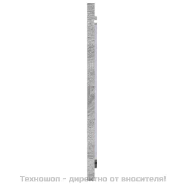 Комплект мебели за баня от 2 части сив сонома инженерно дърво