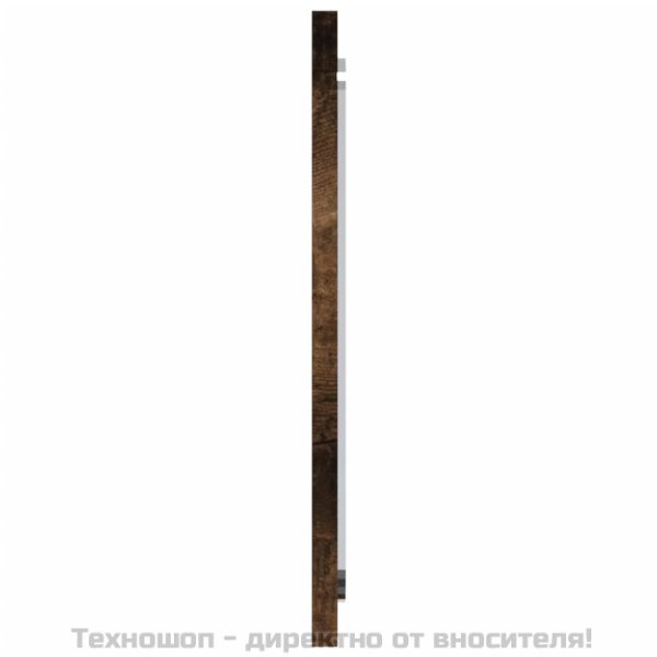 Комплект мебели за баня от 2 части, опушен дъб, инженерно дърво