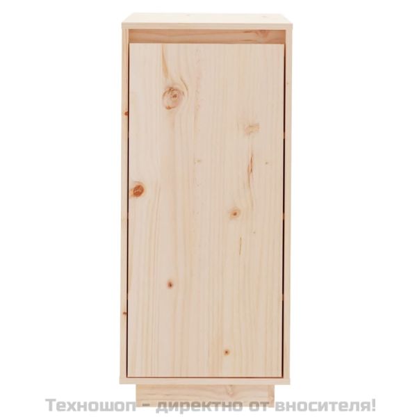 Шкаф за обувки, 35x35x80 см, бор масив