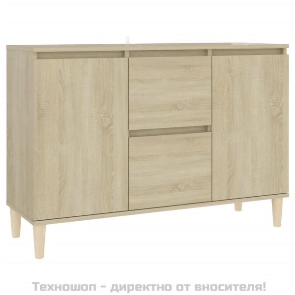 Бюфет, дъб сонома, 101x35x70 см, инженерно дърво