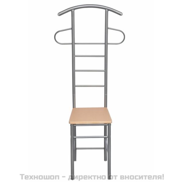 Мъжки камериерски столове, 2 бр, метал