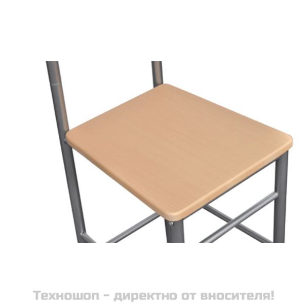 Мъжки камериерски столове, 2 бр, метал