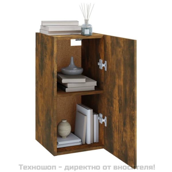 ТB шкаф, опушен дъб, 30,5x30x60 см, инженерно дърво