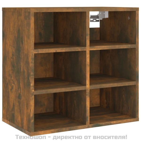 Шкафове за обувки, 2 бр, опушен дъб, 52,5x30x50 см