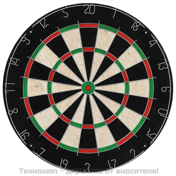 Професионална мишена за дартс от сизал с шкаф и 6 стрелички