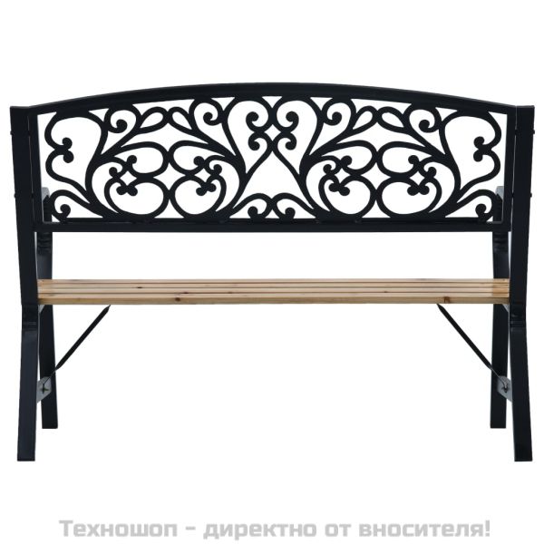 Градинска пейка, 120 cм, дърво