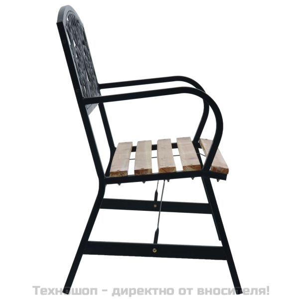 Градинска пейка, 120 cм, дърво