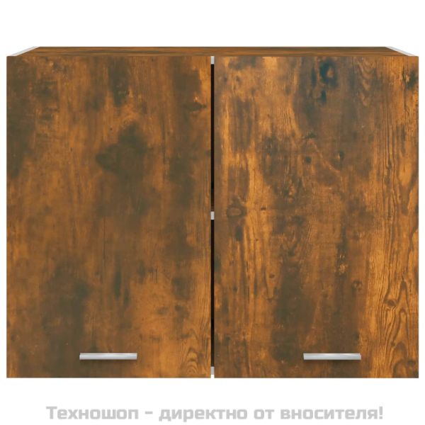 Висящ шкаф "Lyon" опушен дъб 80x31x60 см, инженерно дърво