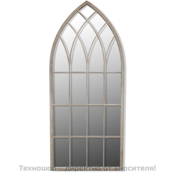 Градинско готическо огледало арка 50x115 см за открито/закрито