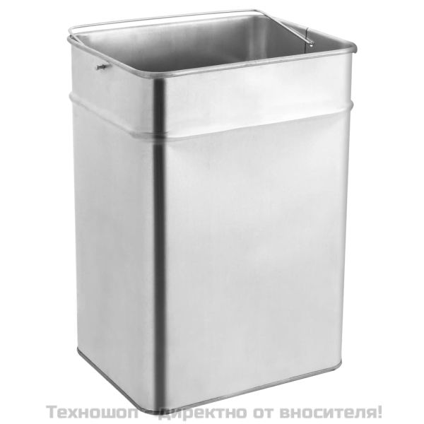 Хотелски кош-пепелник, 45 л, неръждаема стомана