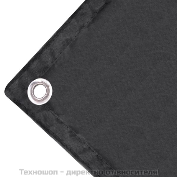 Балконски екран от оксфорд плат, 75x400 см, антрацит