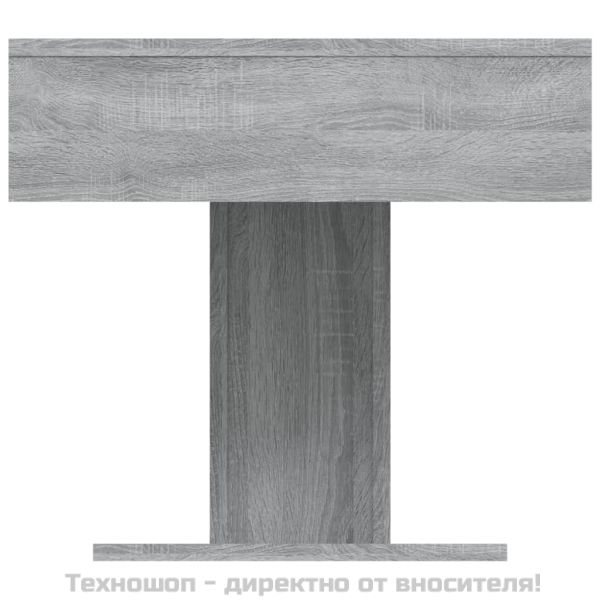 Маса за кафе, сив сонома, 96x50x45 см, инженерно дърво