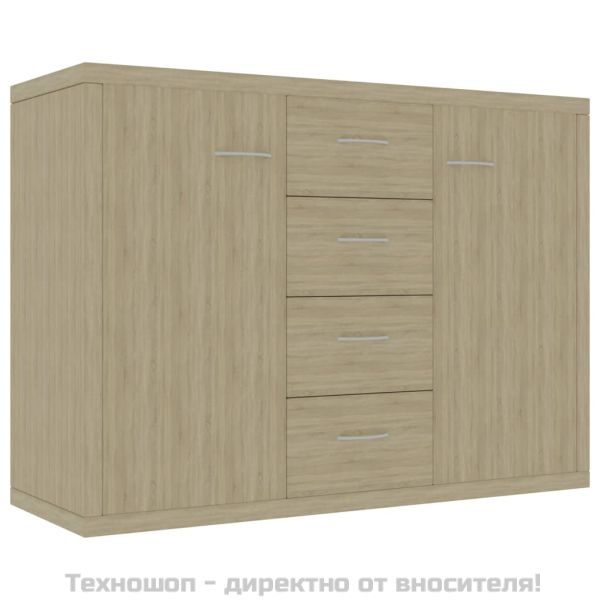 Бюфет, дъб сонома, 88x30x65 см, инженерно дърво