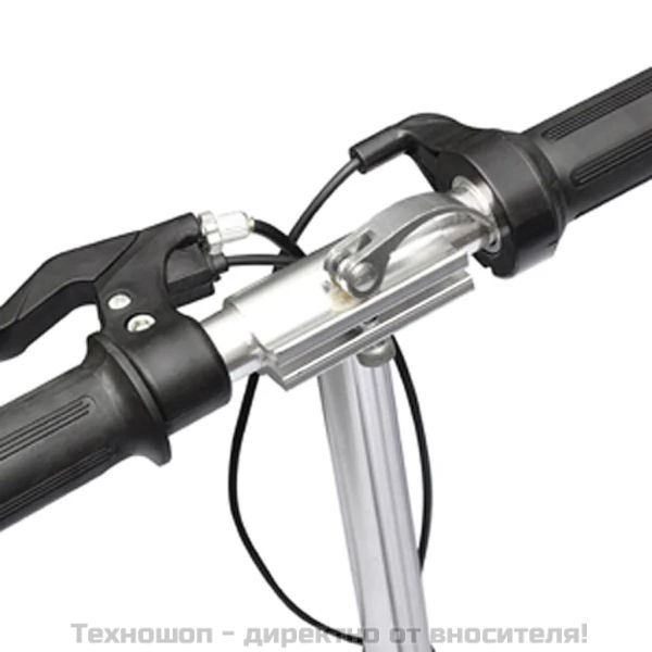 Електрическа тротинетка със седалка, 120 W, черна