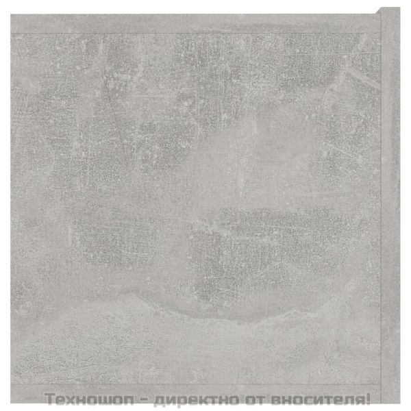 ТВ шкаф, бетонно сив, 80x30x30 см, инженерно дърво