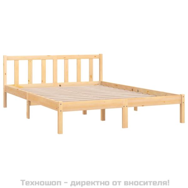 Рамка за легло, бор масив, 140х200 см