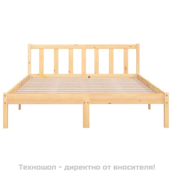 Рамка за легло, бор масив, 140х200 см