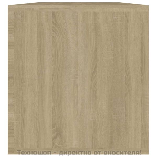 Шкаф за винилови плочи сонома дъб 71x34x36 см инженерно дърво