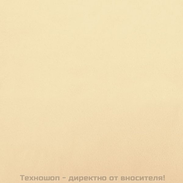 Табуретка, кремава, 78x56x32 см, кадифе