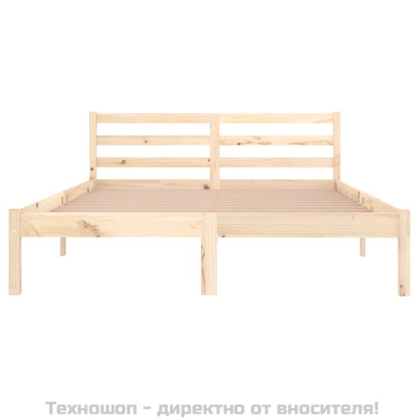 Рамка за легло, бор масив, 140х200 см