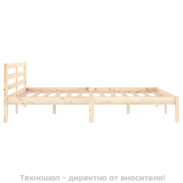 Рамка за легло, бор масив, 140х200 см