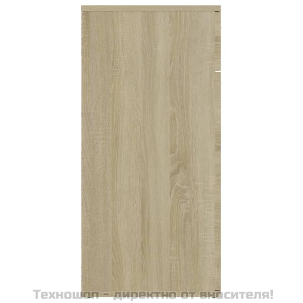 Бюфет, дъб сонома, 80x36x75 см, инженерно дърво